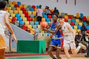 Équipe du Tchad à l'AfroBasket U18 2026 avant le quart de finale contre le Cameroun