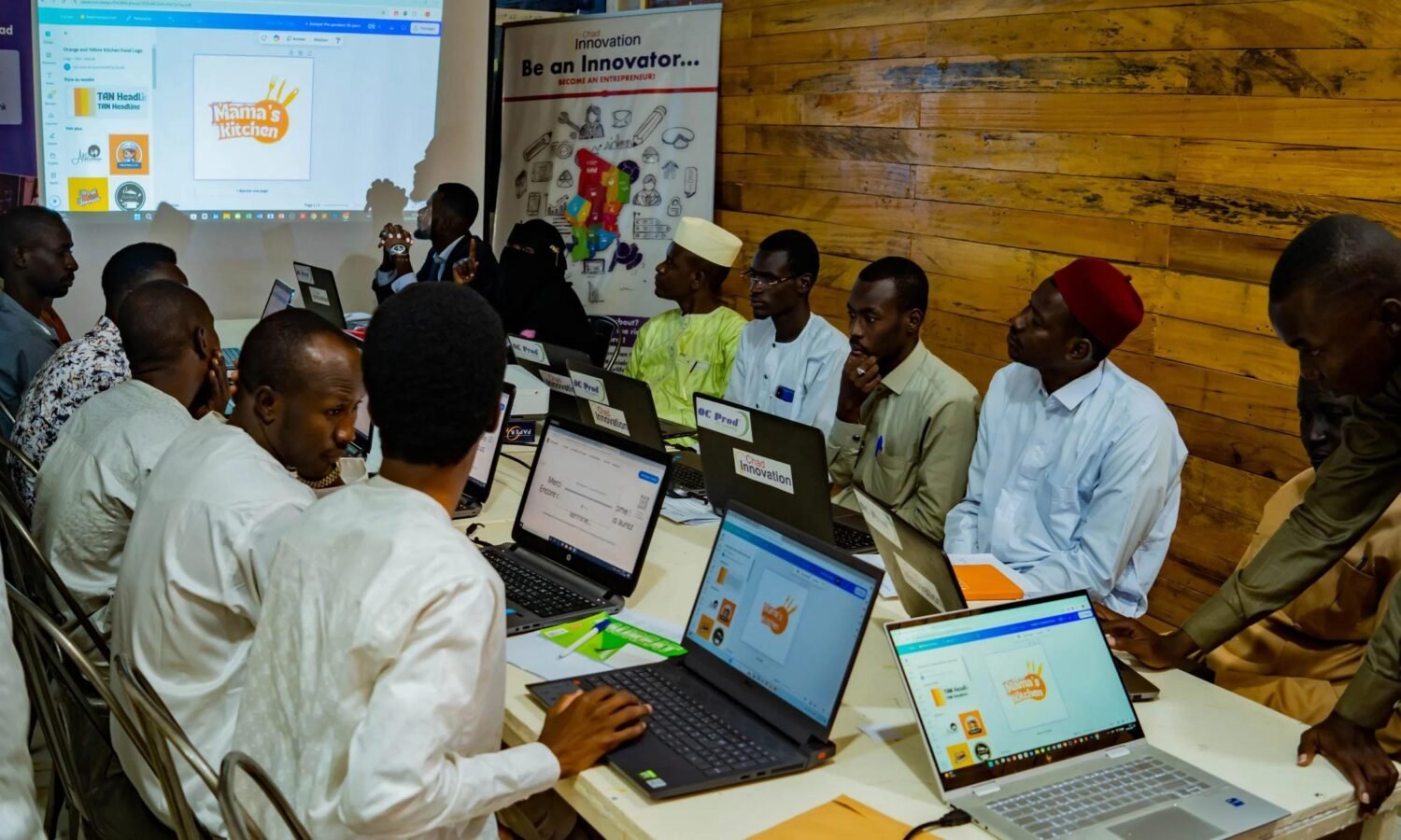 Entrepreneuriat au Tchad – jeunes entrepreneurs développant leurs projets